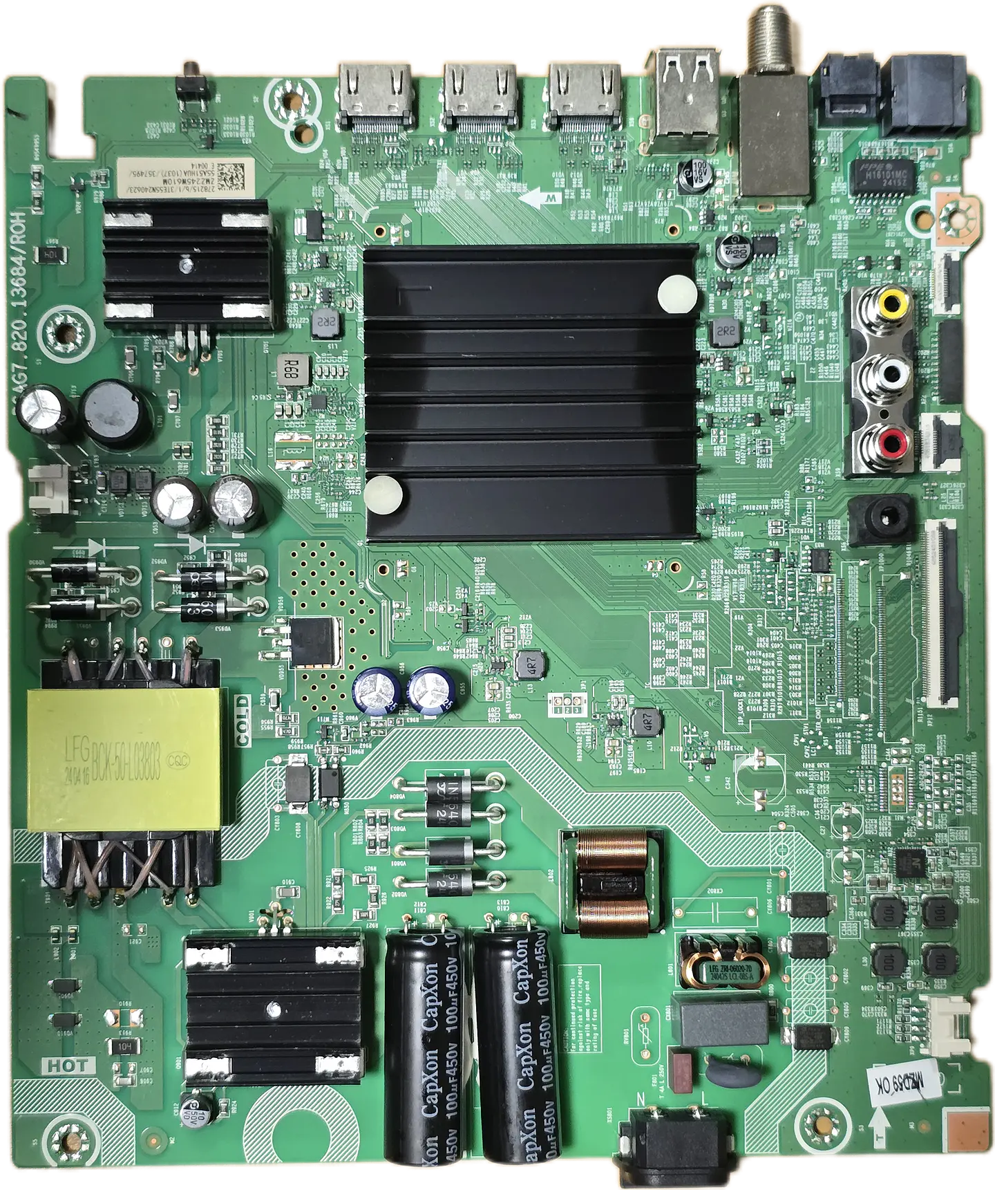 Tarjeta Principal (Main Board) Hisense T343722 Original para Televisor 65A7K-PRO 1