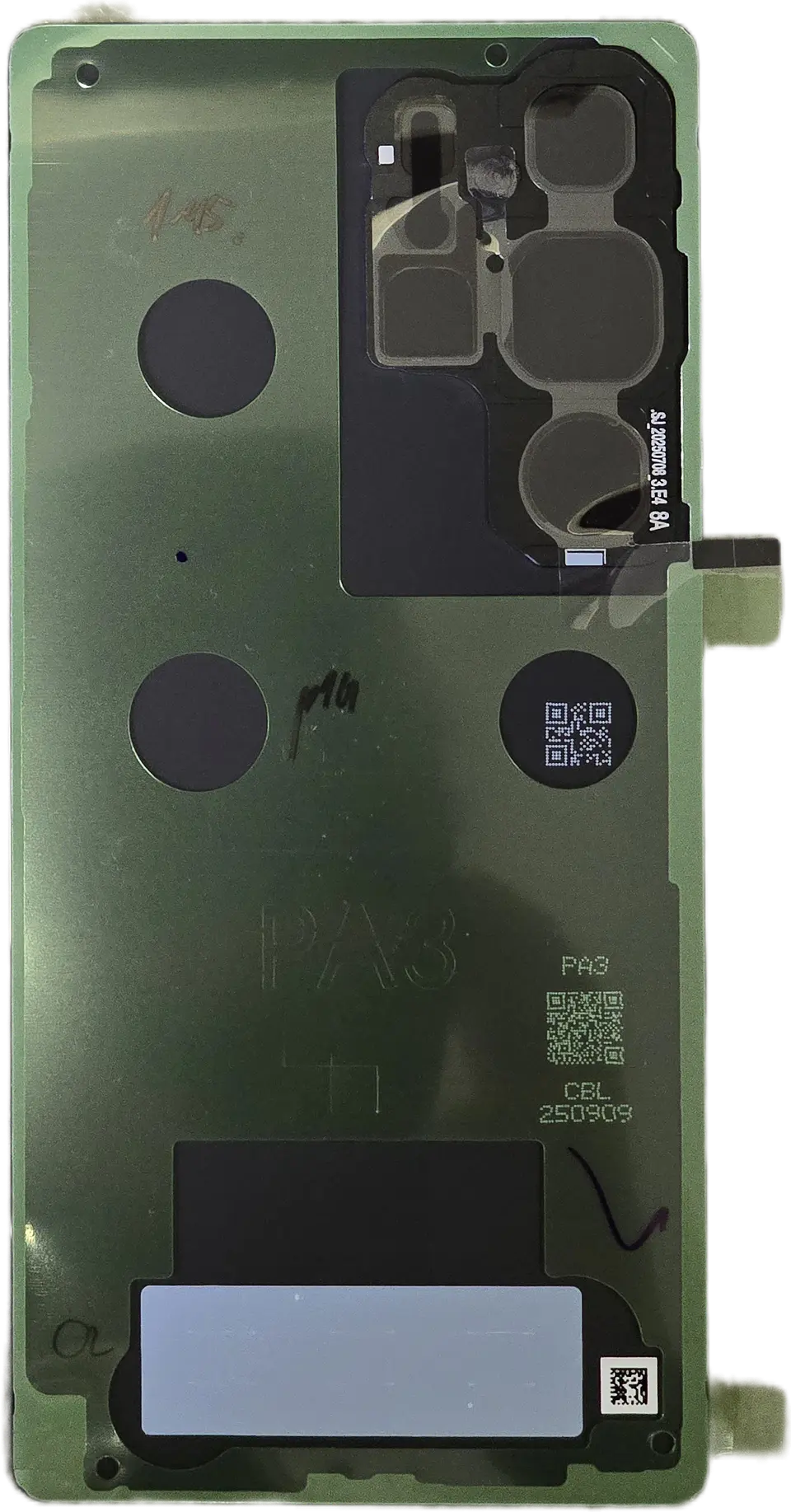 Tapa Trasera Samsung Galaxy S25 Ultra Original (Back Glass) 2