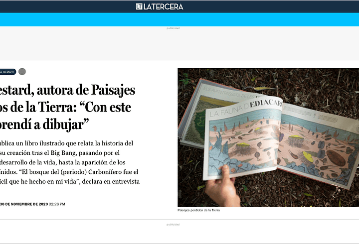 Aina Bestard, autora de Paisajes perdidos de la Tierra: “Con este libro aprendí a dibujar”