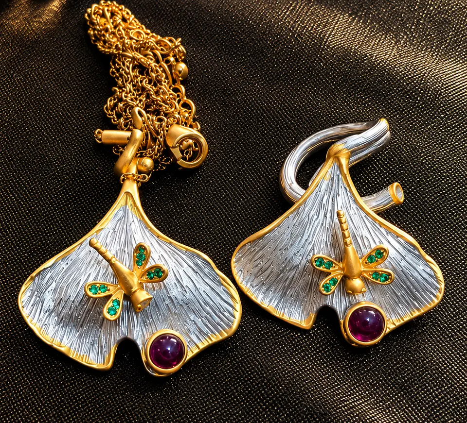 Juego de collar y anillo  1