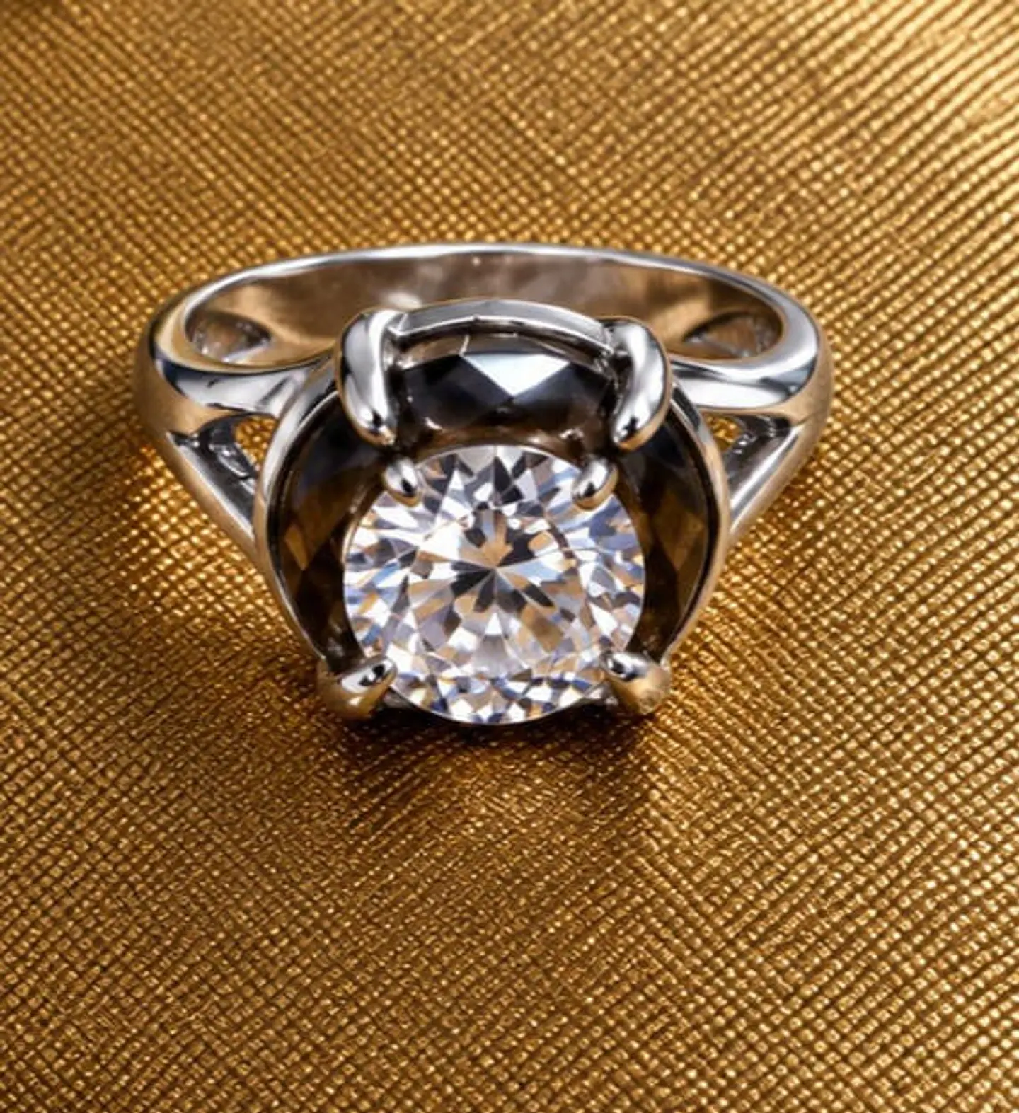 Anillo plata, piedra 1