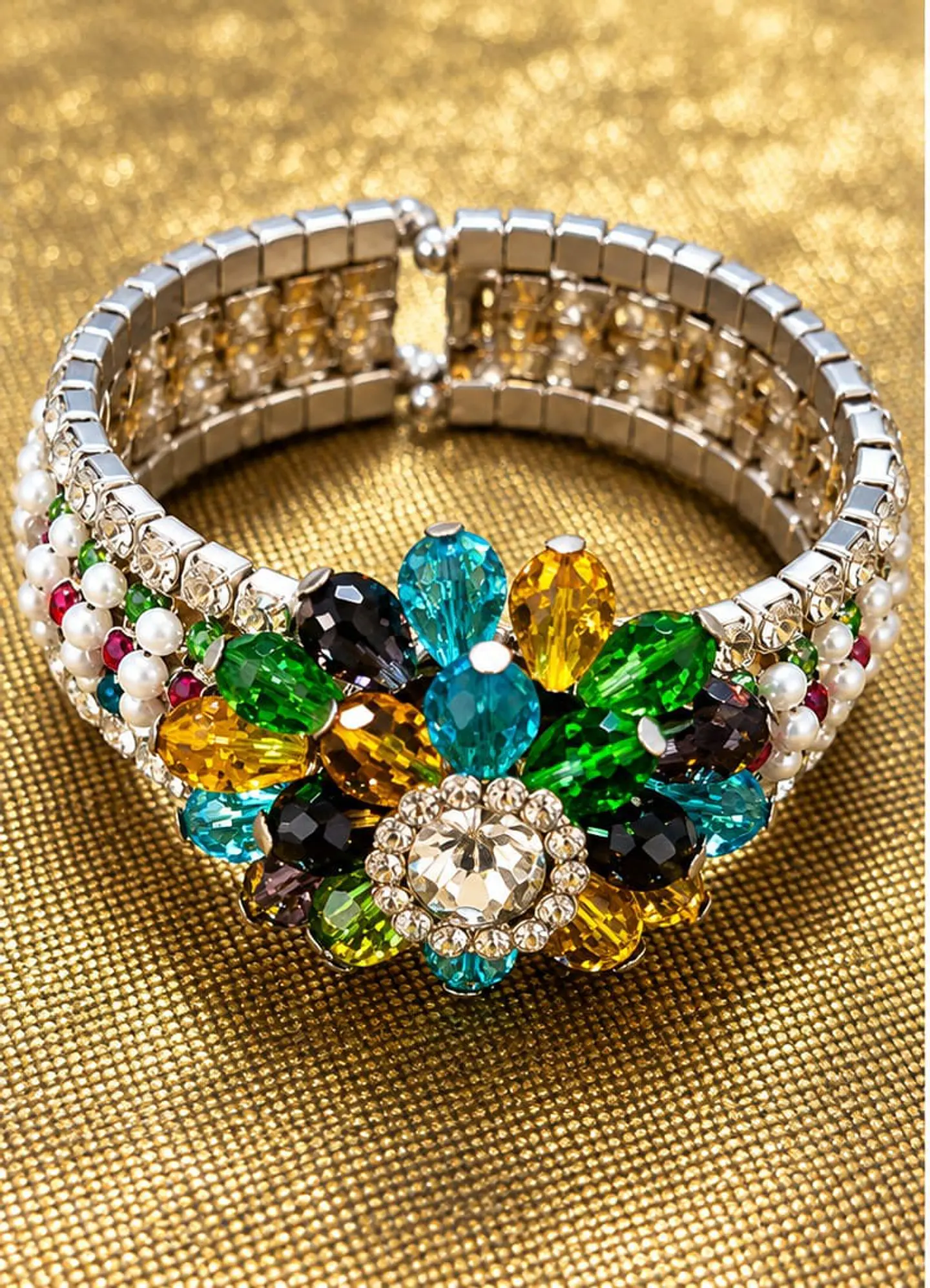 Anillo plata piedras  1