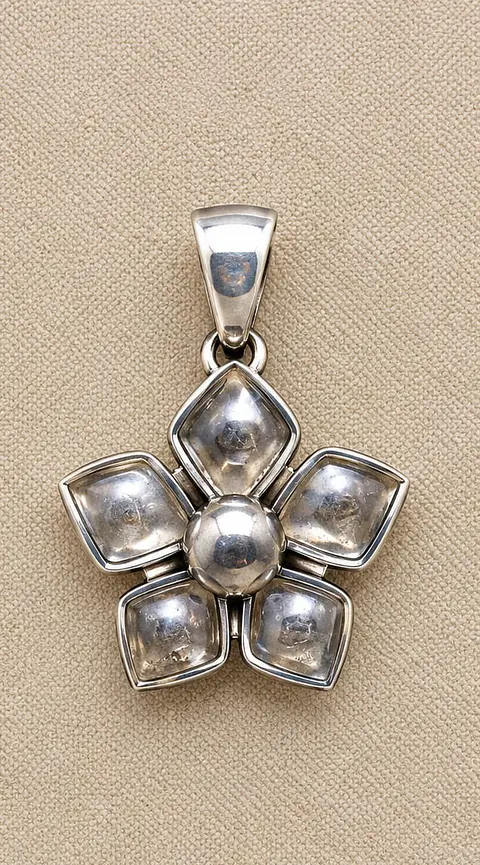 Colgante plata