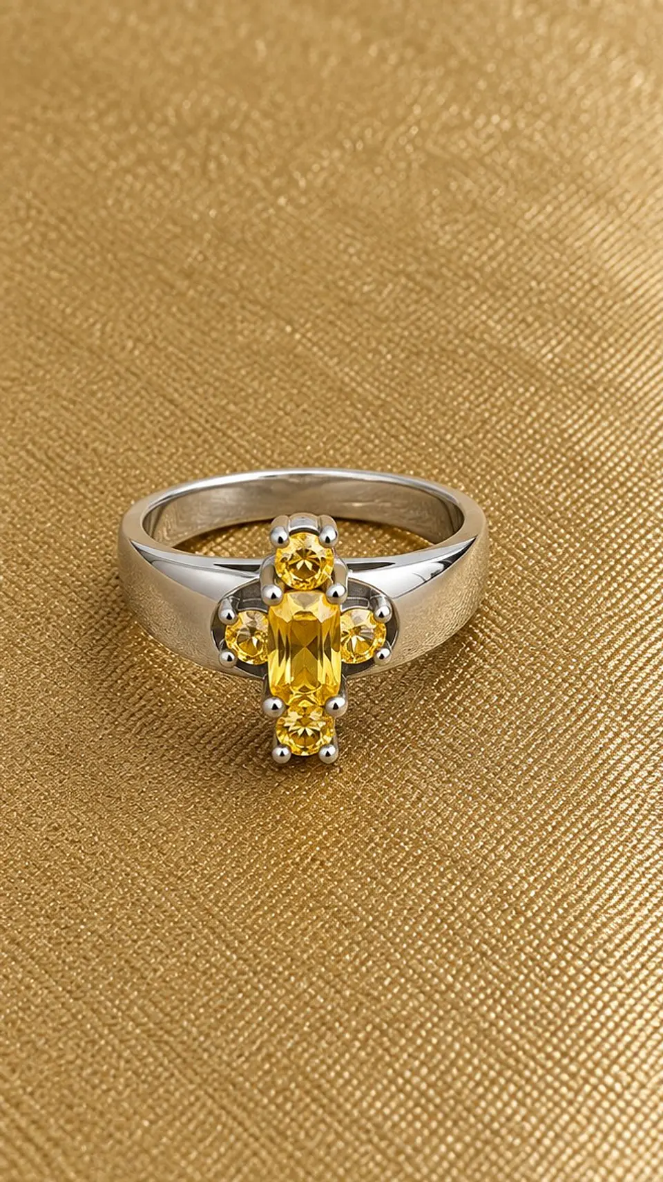Anillo plata com oro 1
