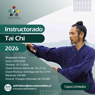 INSTRUCTORADO DE TAI CHI 2026