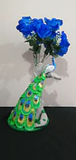 Pavo real  Florero Escultura - Miniatura 1