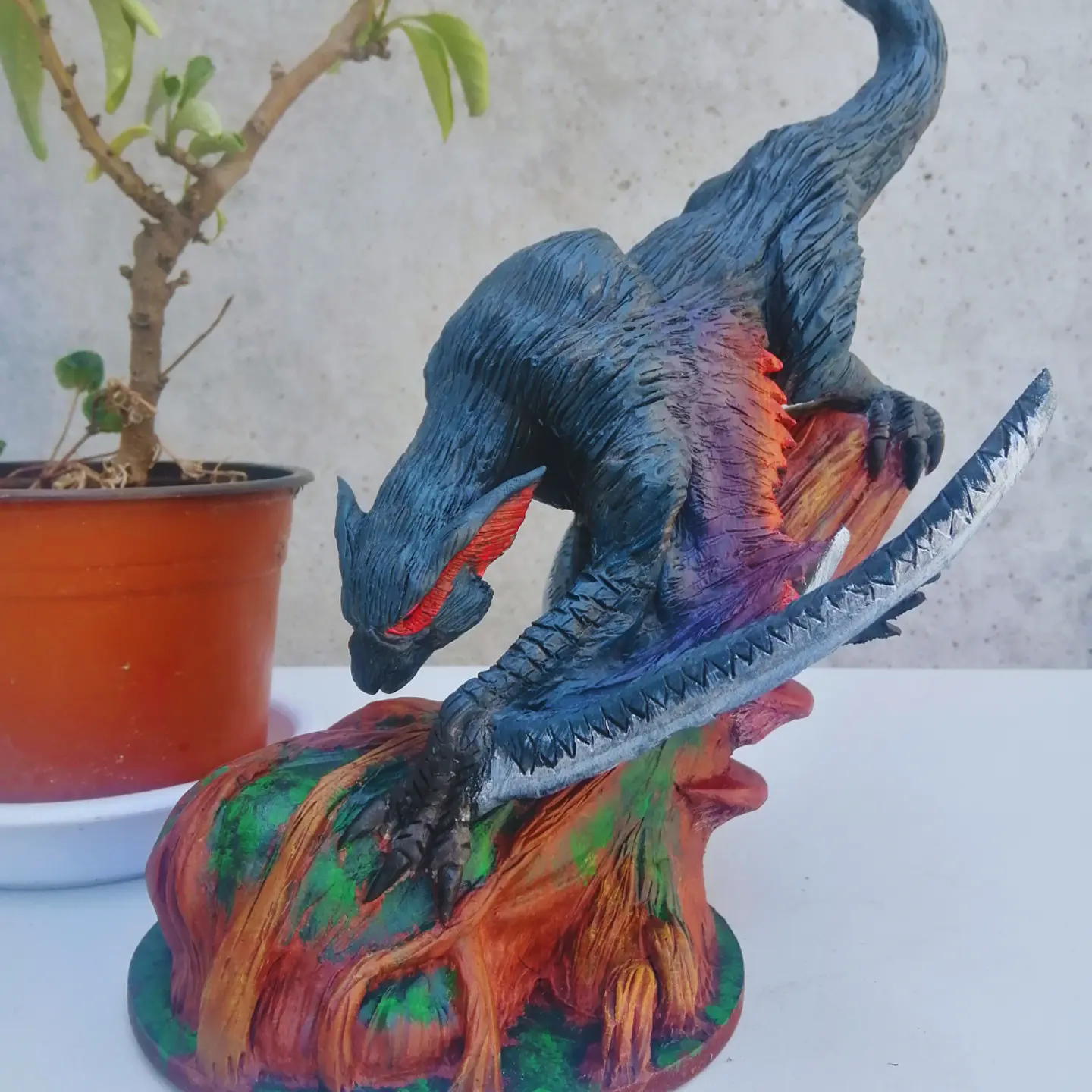 Monster Hunter Nargacuga Escultura 2