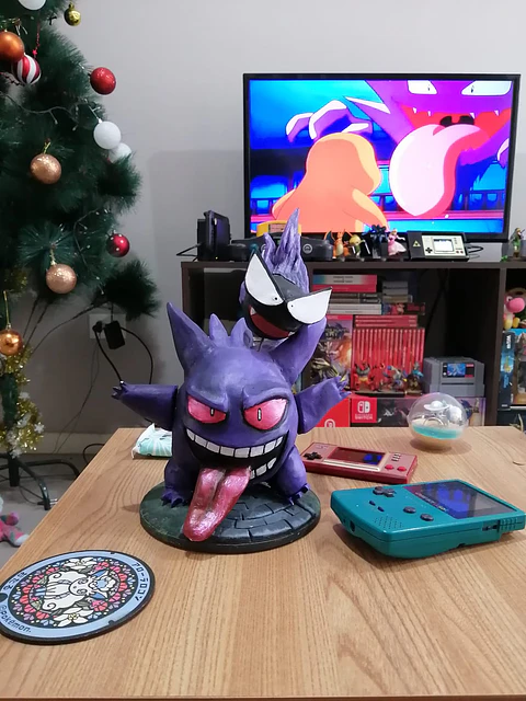 Gengar & Gastly Escultura 