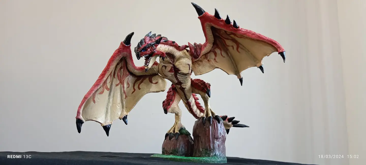 Monster hunter rathalos  Escultura 2