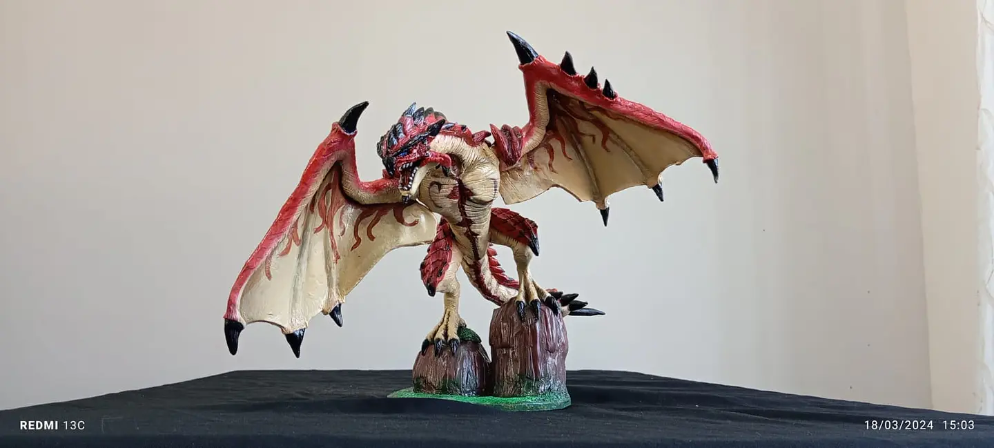 Monster hunter rathalos  Escultura 7