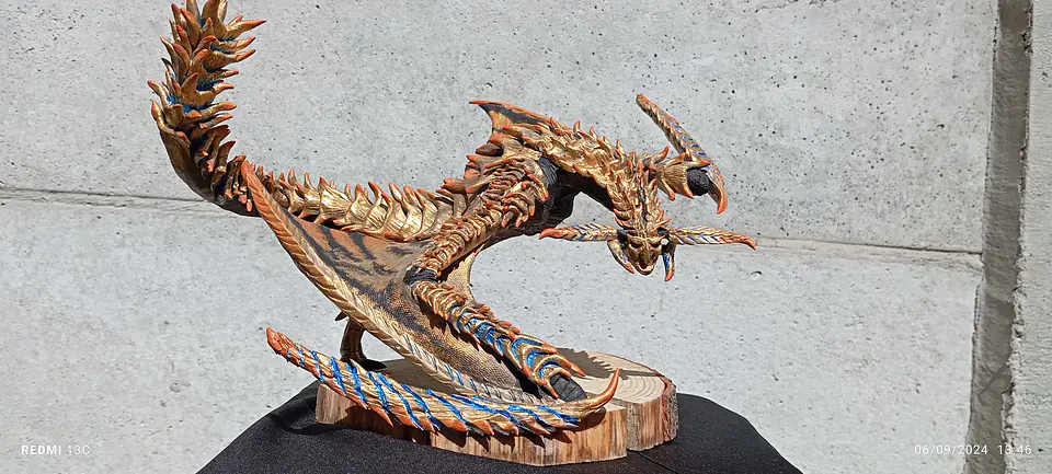 Rey Dau Monster Hunter wilds Escultura 4