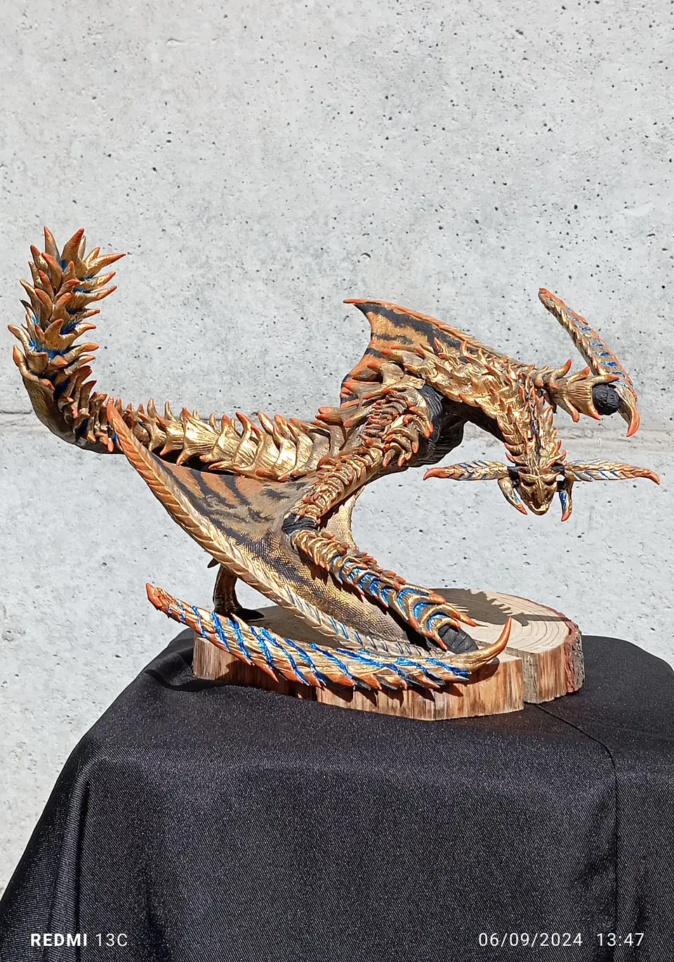 Rey Dau Monster Hunter wilds Escultura 1