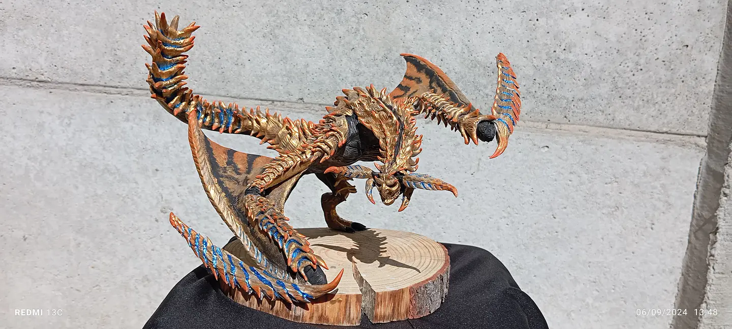 Rey Dau Monster Hunter wilds Escultura 5