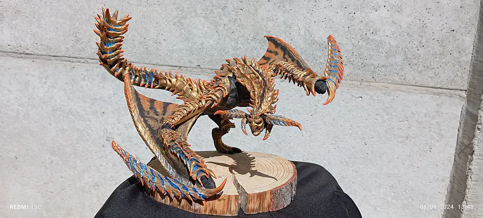 Rey Dau Monster Hunter wilds Escultura 5