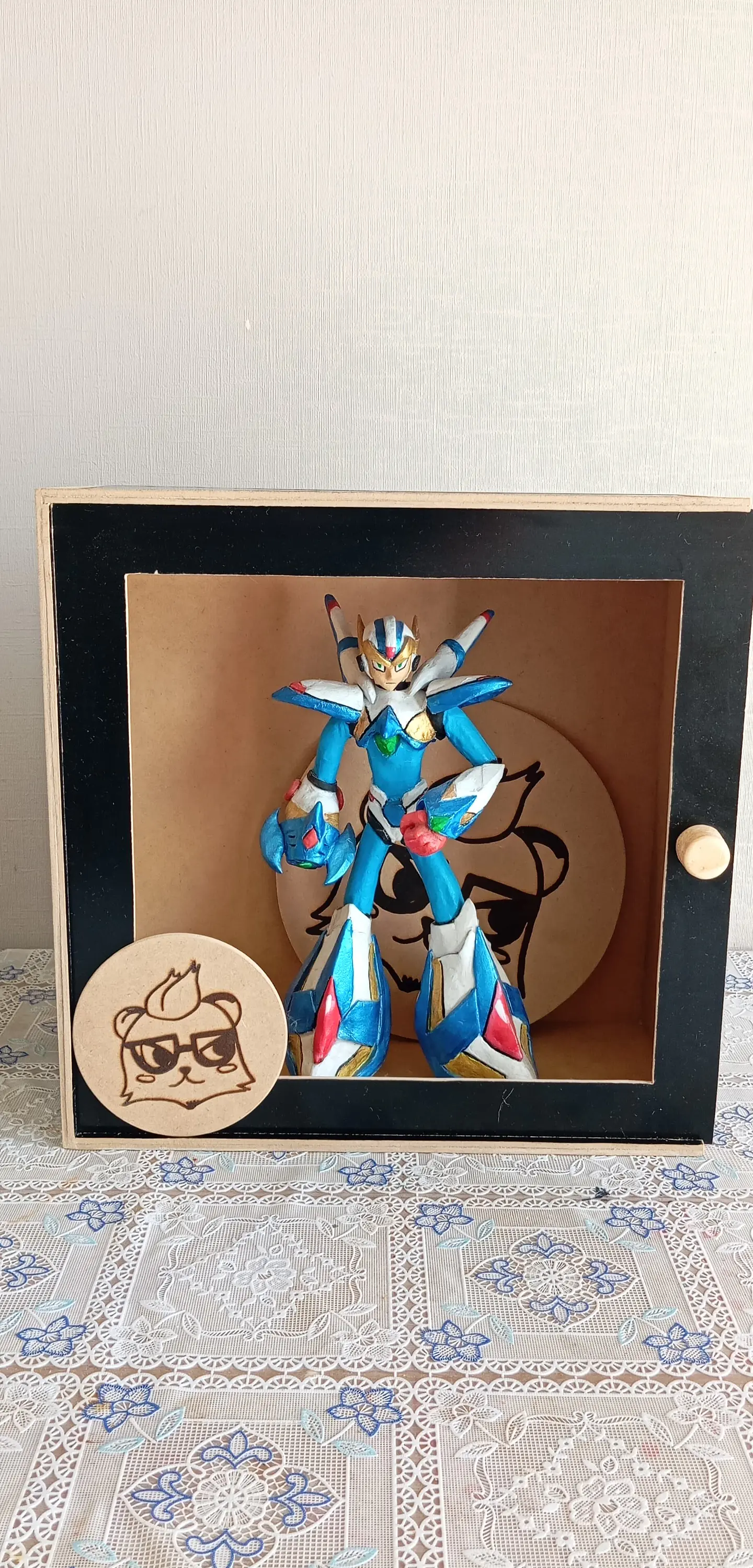 Megaman x Falcon Armor figura 3