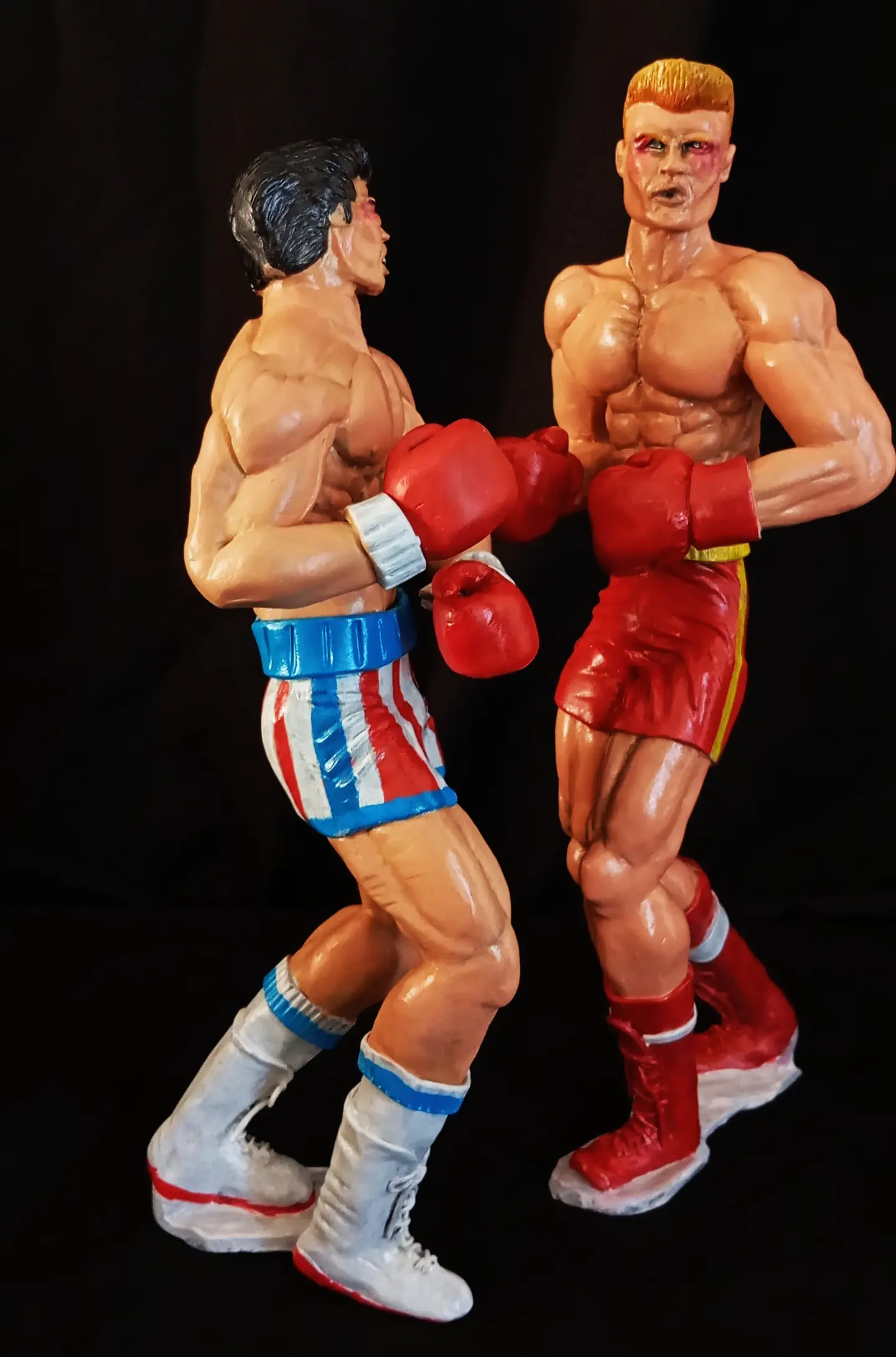 Rocky Balboa  vs Iván Drago Figuras diorama 2
