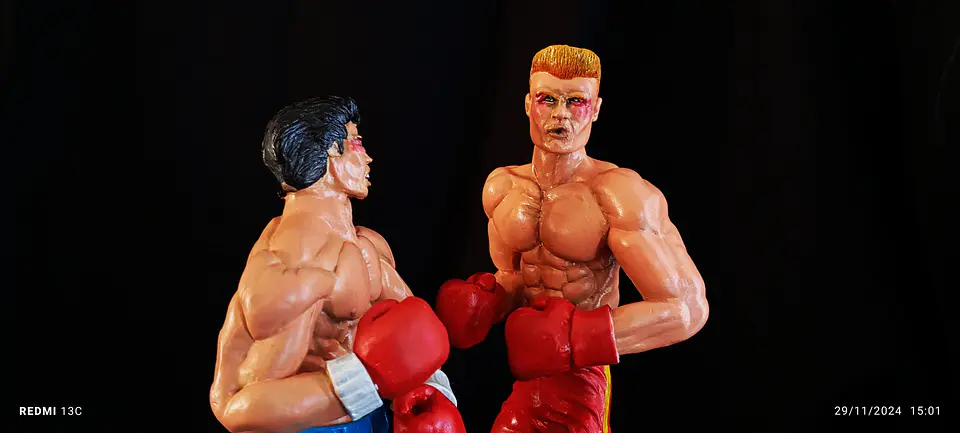 Rocky Balboa  vs Iván Drago Figuras diorama 4