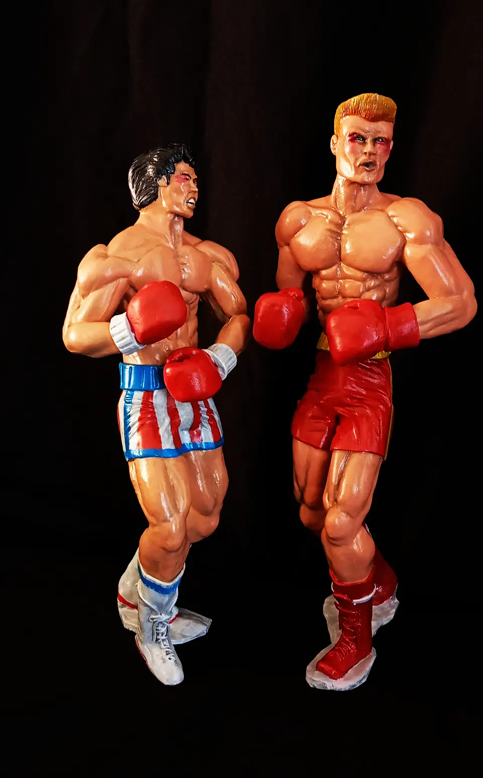 Rocky Balboa  vs Iván Drago Figuras diorama 3