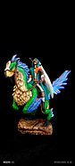 Monster Hunter wilds escultura Seikret & hunter  - Miniatura 5