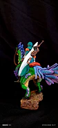 Monster Hunter wilds escultura Seikret & hunter  - Miniatura 4