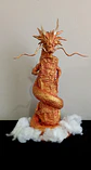 Dragon Oriental Dorado Escultura 70cm - Miniatura 2