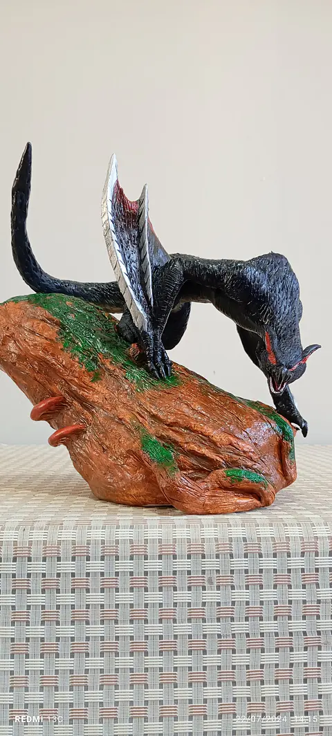 Nargacuga Monster Hunter Escultura Sombra Nocturna