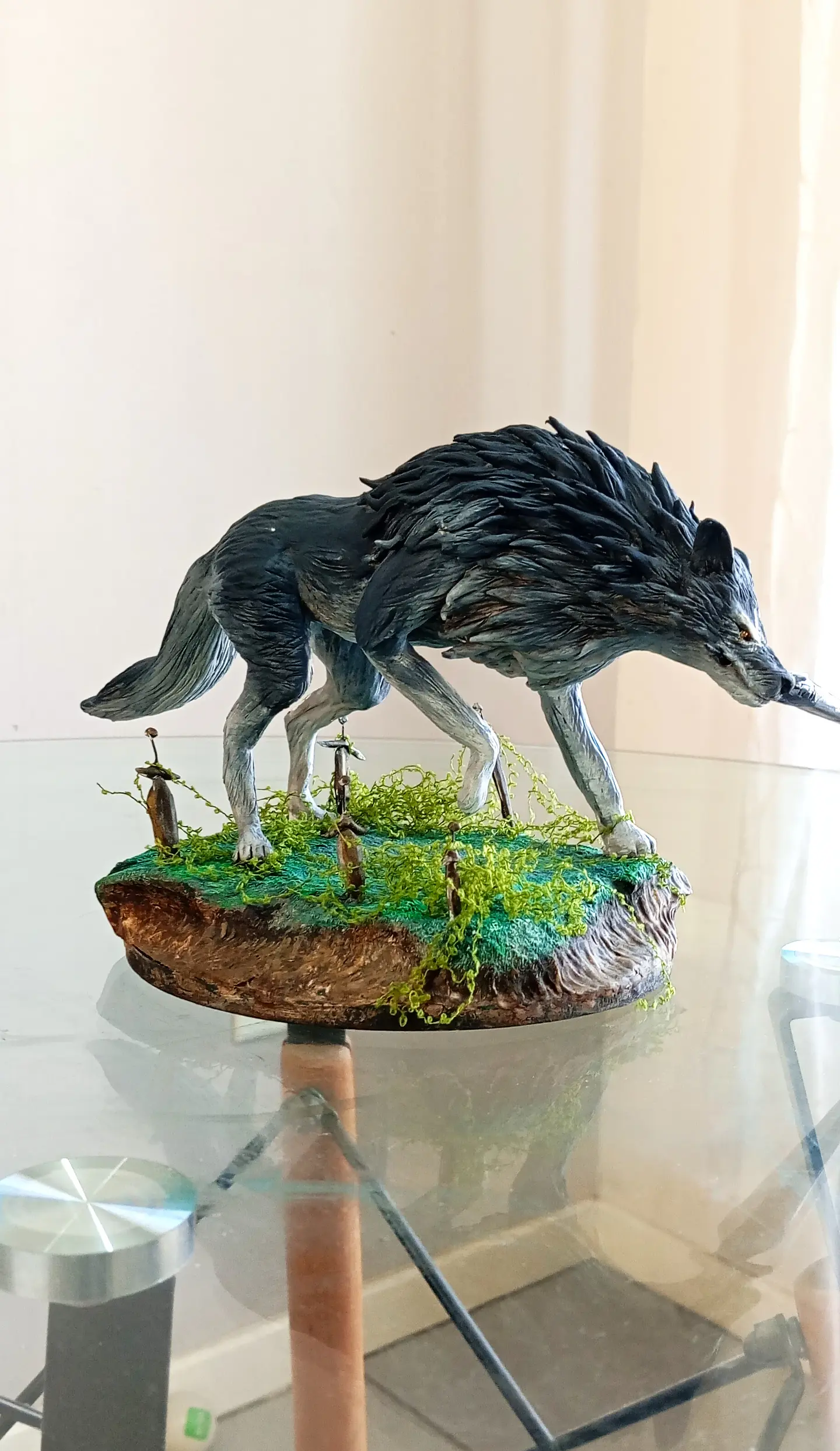 Great Wolf Sif escultura Dark souls 2
