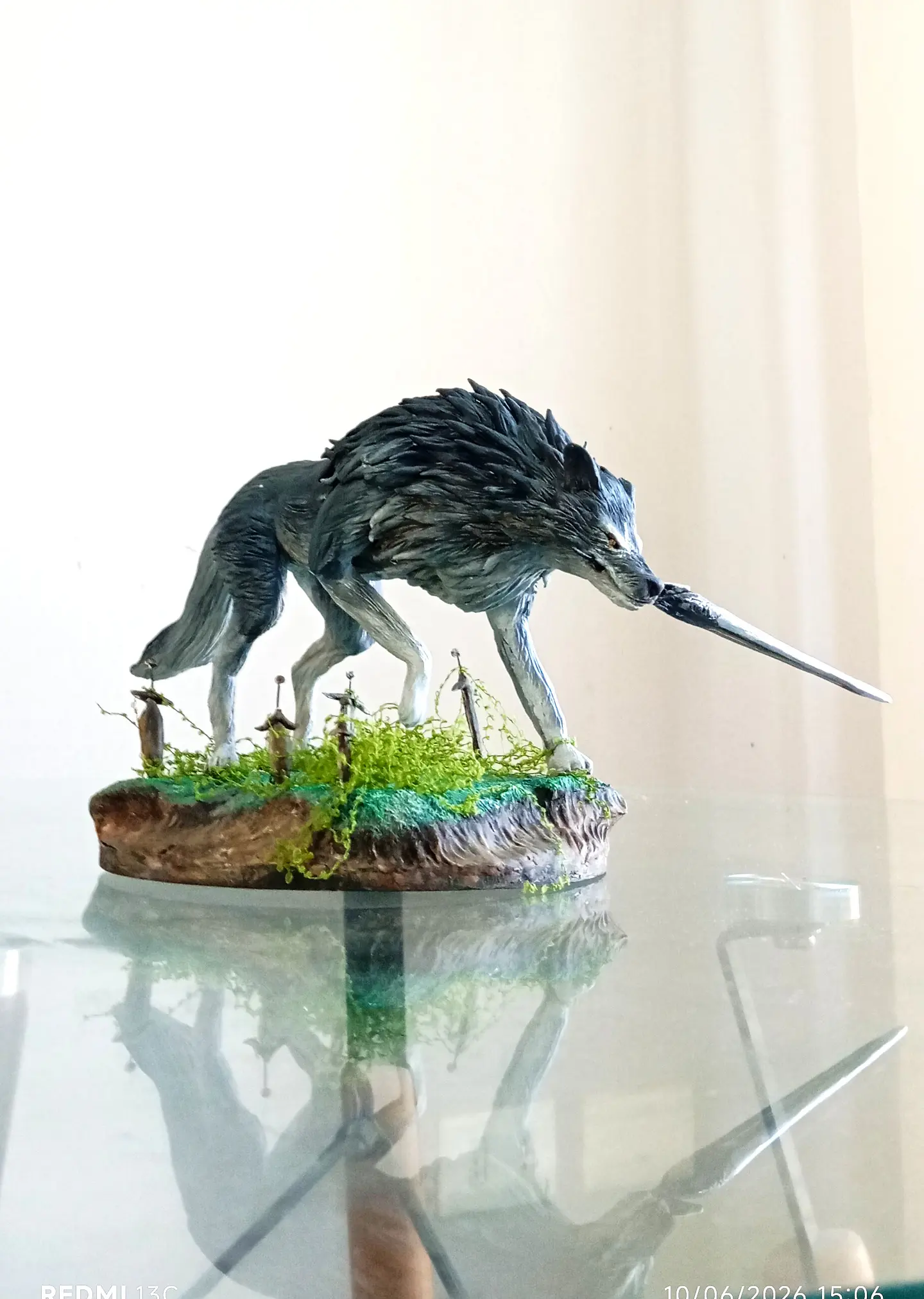Great Wolf Sif escultura Dark souls 5
