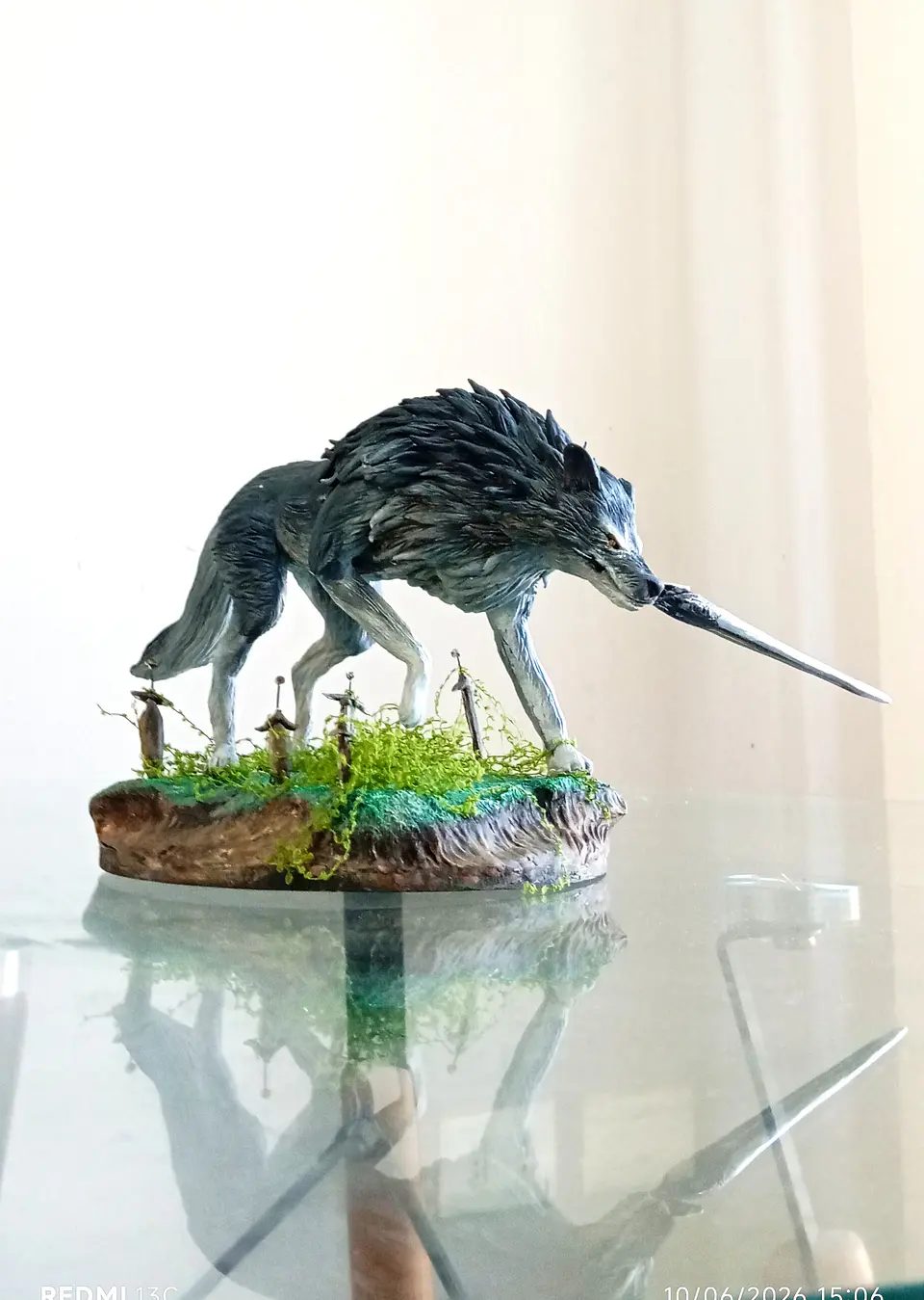 Great Wolf Sif escultura Dark souls 5