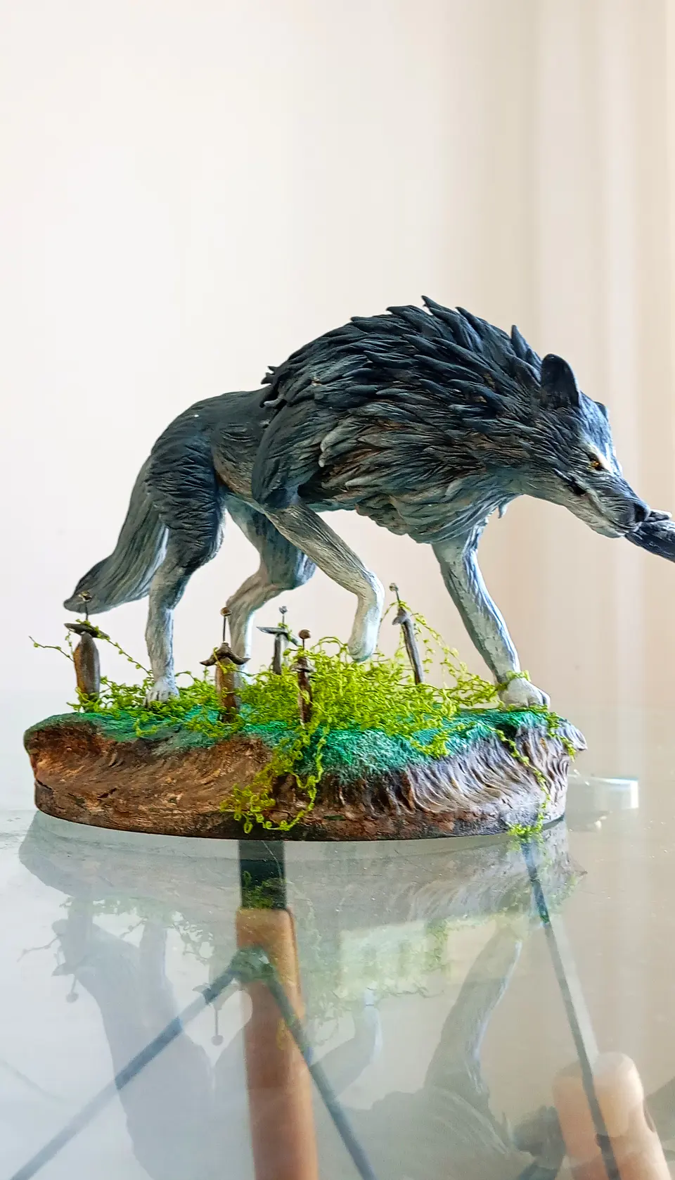 Great Wolf Sif escultura Dark souls 6