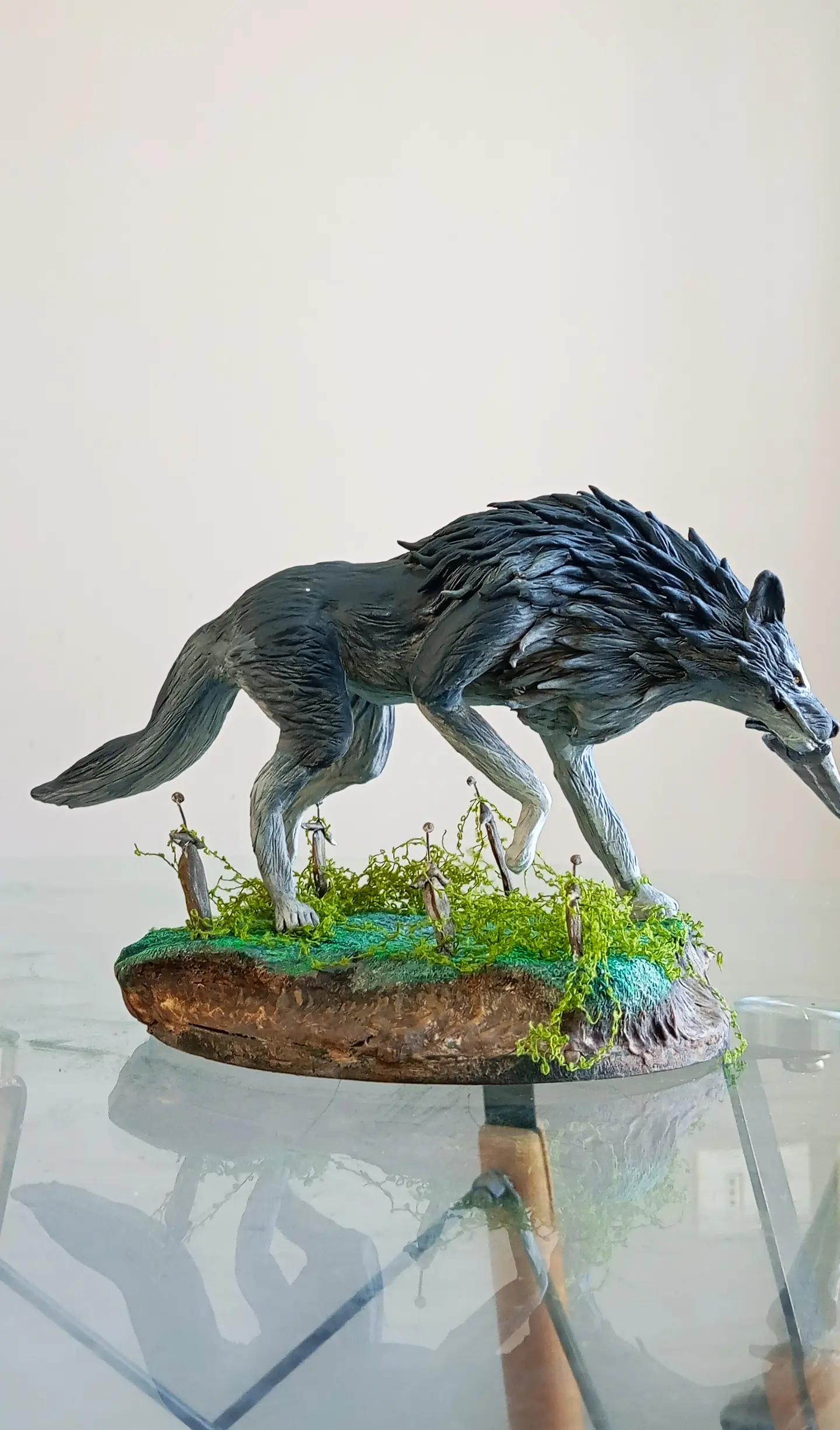 Great Wolf Sif escultura Dark souls 7