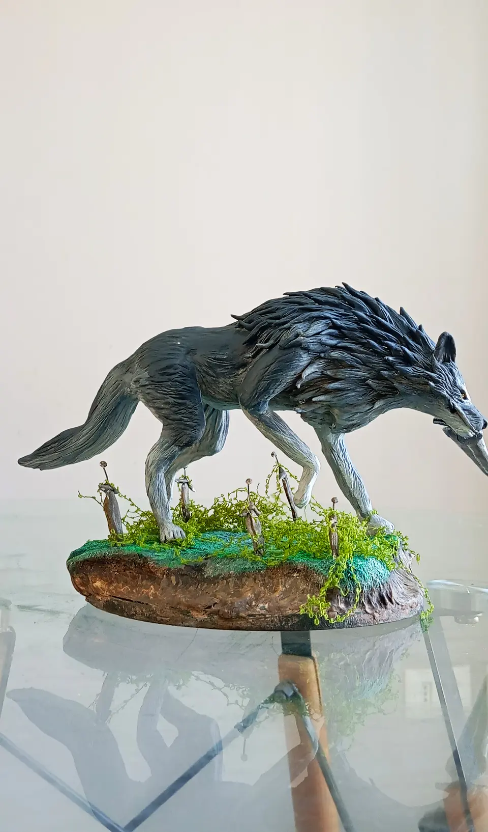 Great Wolf Sif escultura Dark souls 7