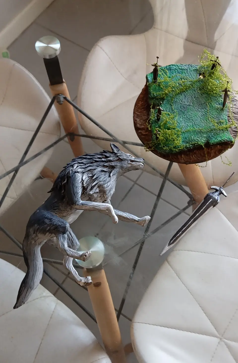 Great Wolf Sif escultura Dark souls 3