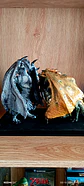 Monster Hunter Silver Rathalos y Gold Rathian escultura - Miniatura 1
