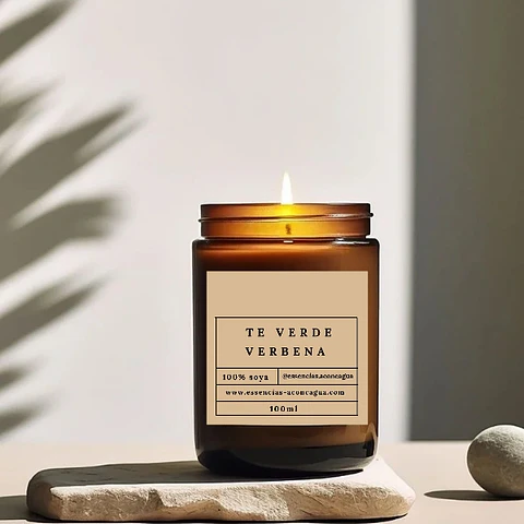 Velas Soya Te Verde Verbena