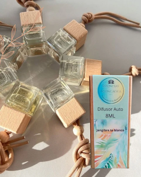 Difusor Auto Jengibre Te Blanco 