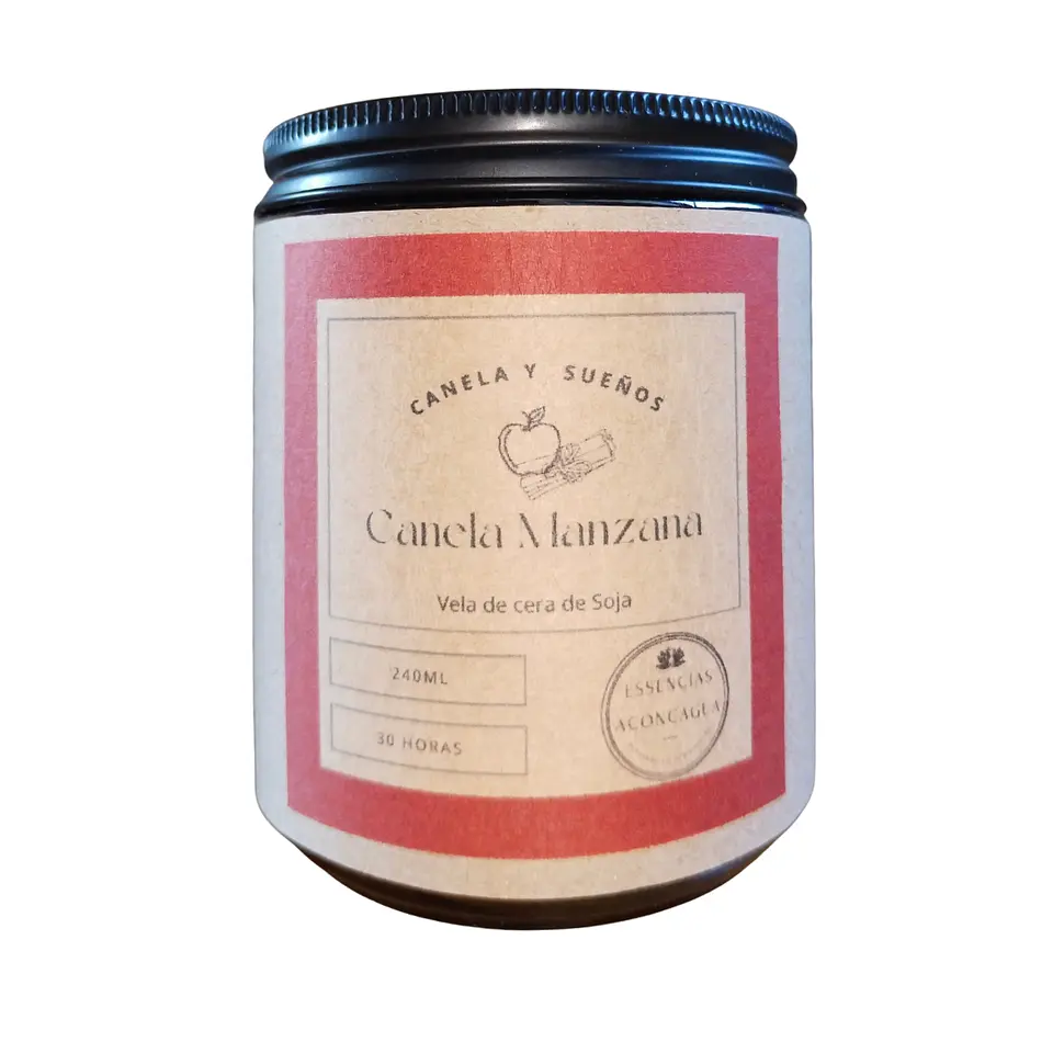 Velas Canela Manzana 240ml 1