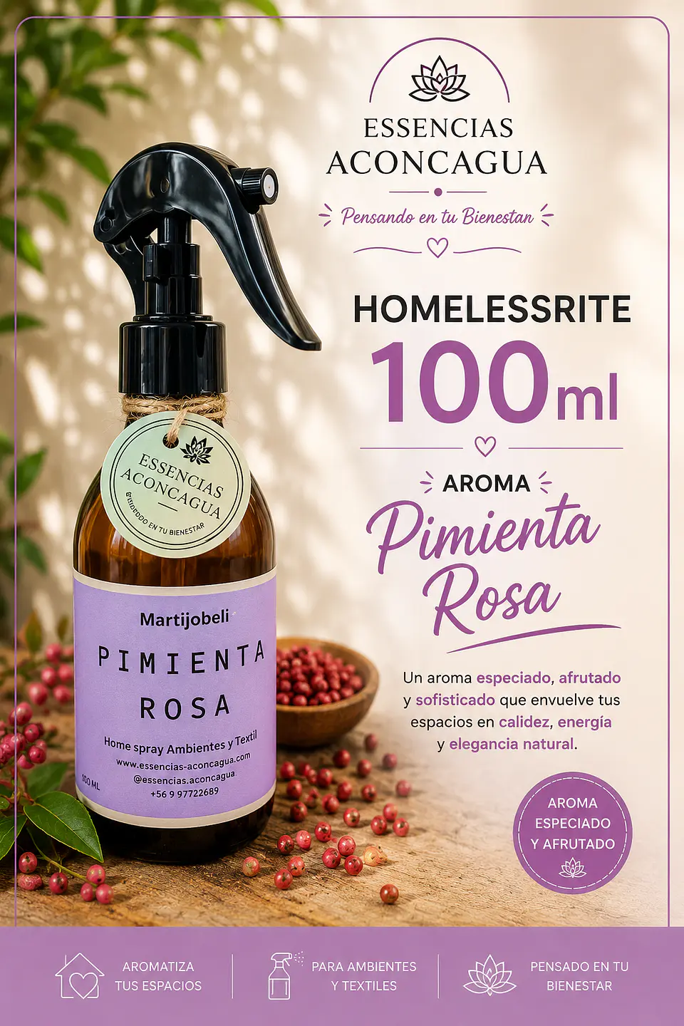 Pimienta Rosa 300ml 1