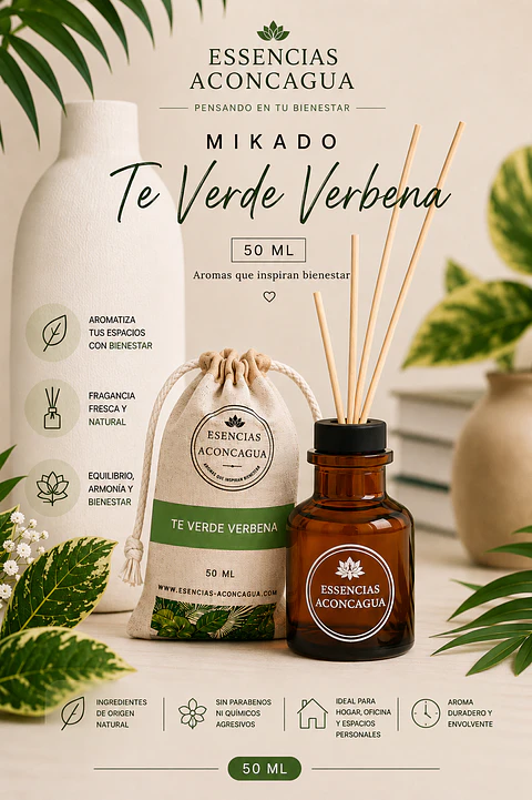 Mikado Te verde Verbena
