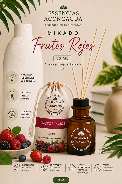 Mikado Frutos Rojos
