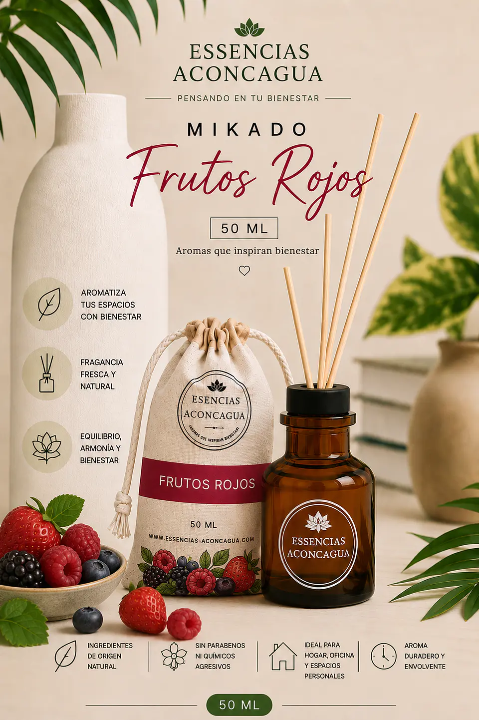 Mikado Frutos Rojos 1