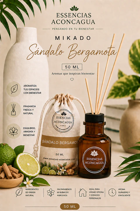 Mikado Sándalo Bergamota