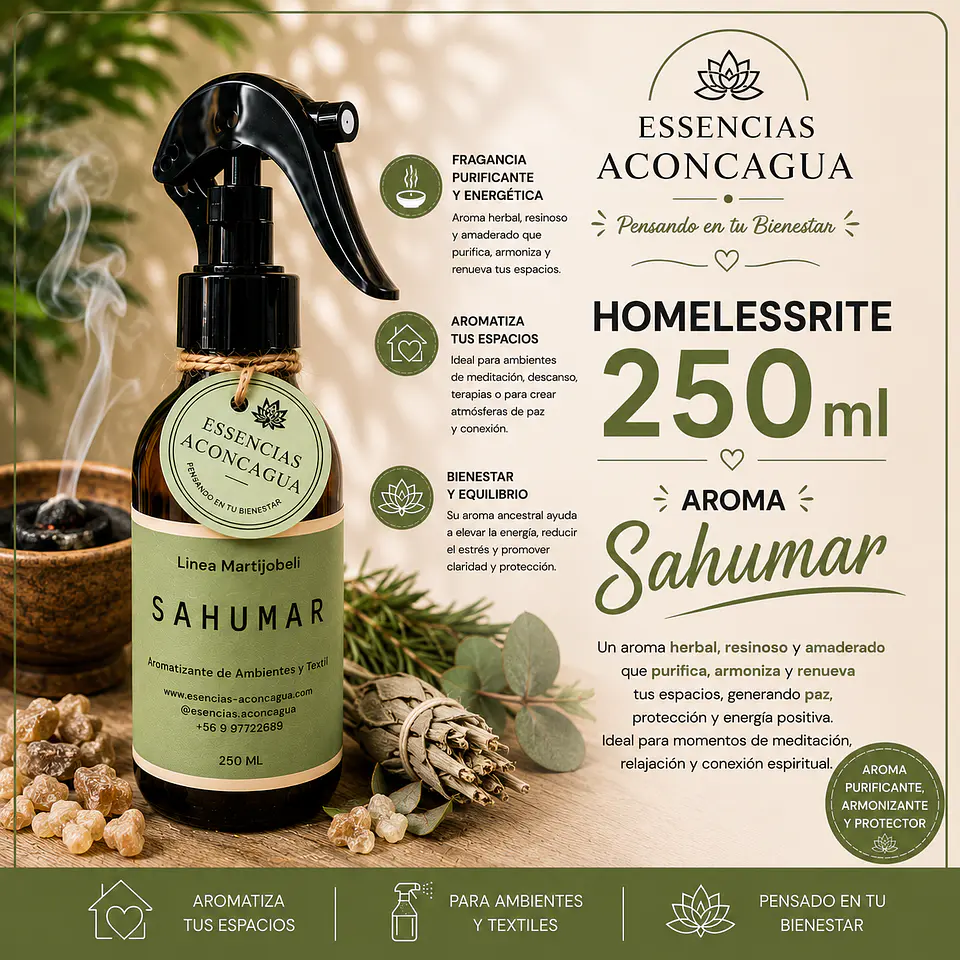 Sahumar 250ml 1