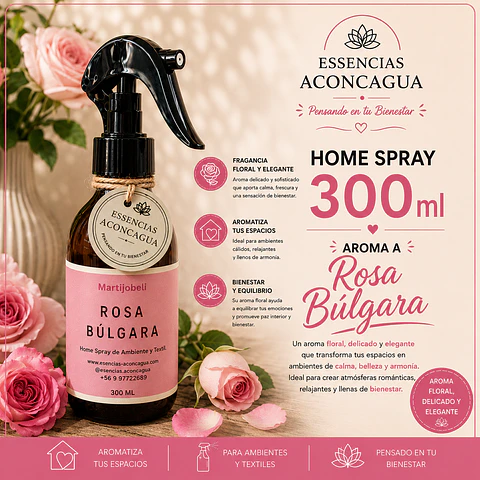 Rosa Búlgara 300ml