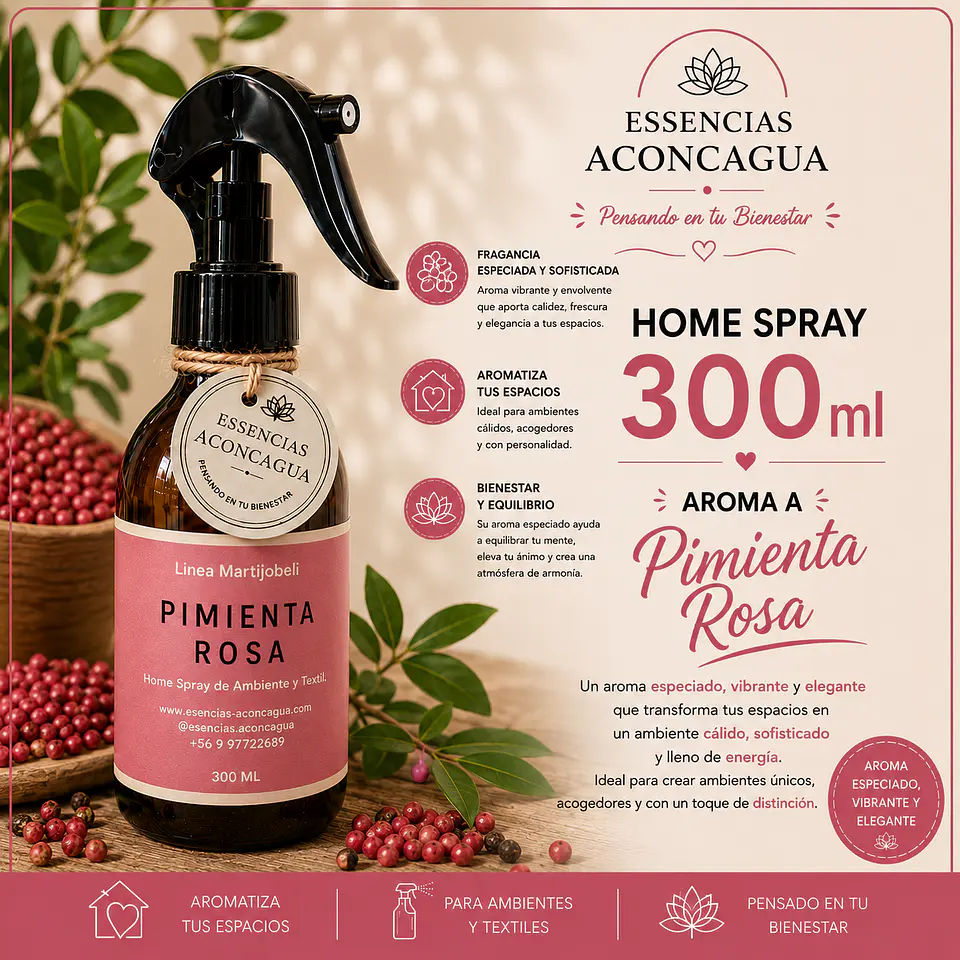 Pimienta Rosa 300ml 1