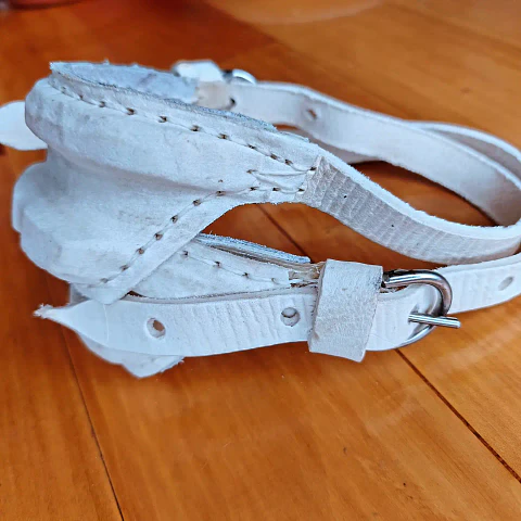 Taloneras de cuero