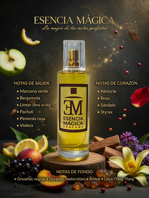 Inspiración de Aventus Woman de Creed