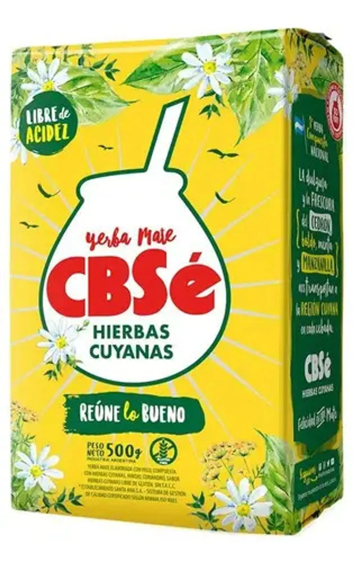 Yerba Cbse Hierbas Cuyanas 500 Gramos 1