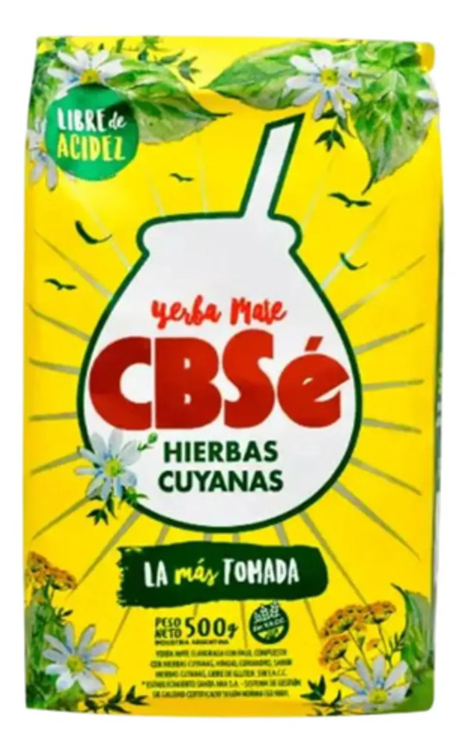 Yerba Cbse Hierbas Cuyanas 500 Gramos 3