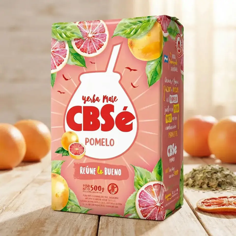 Yerba Mate Cbsé Pomelo 500g 2